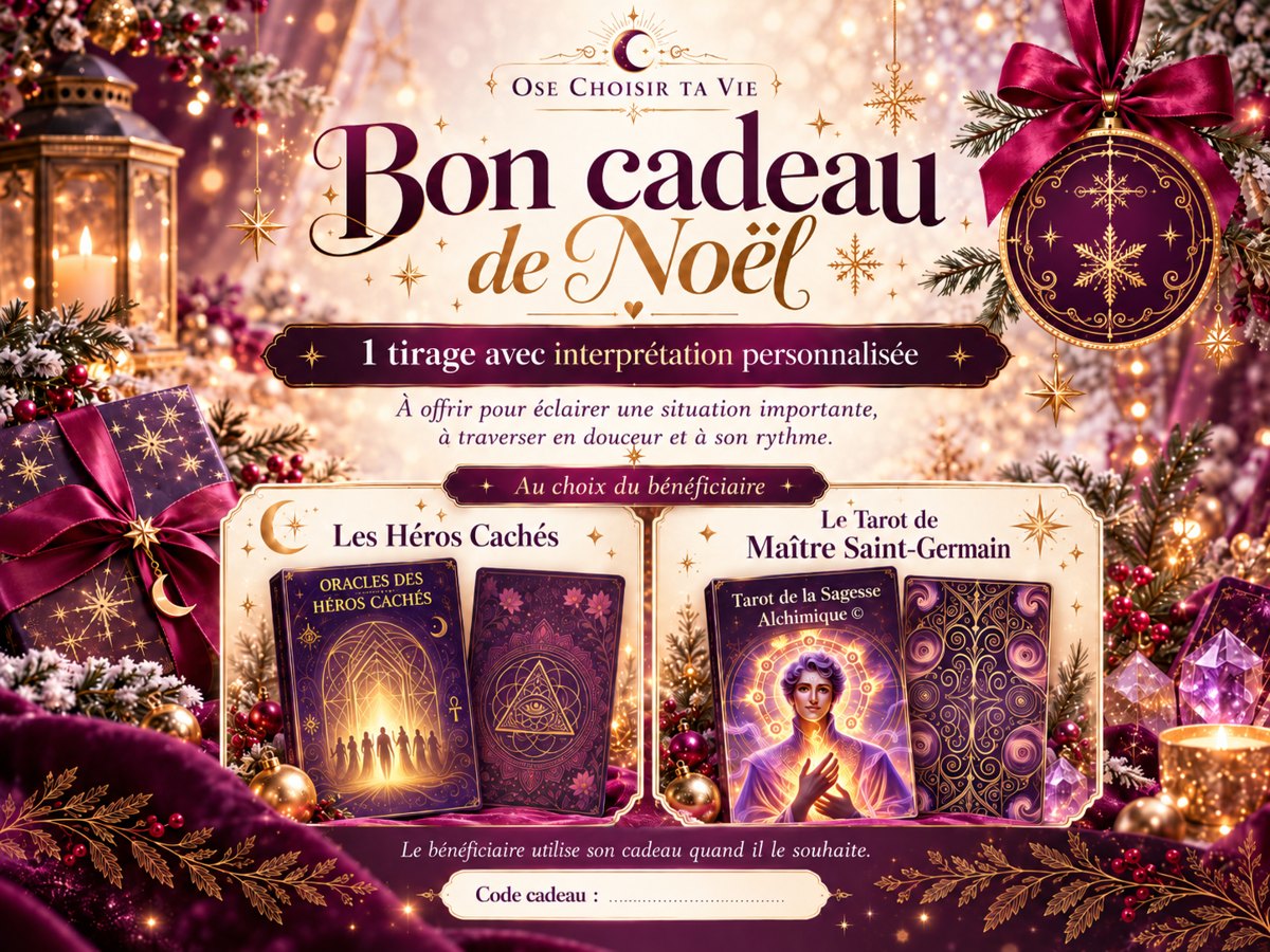 Bon cadeau Ose Choisir ta Vie